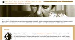 Desktop Screenshot of goldameircenter.org