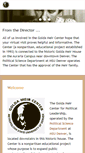 Mobile Screenshot of goldameircenter.org